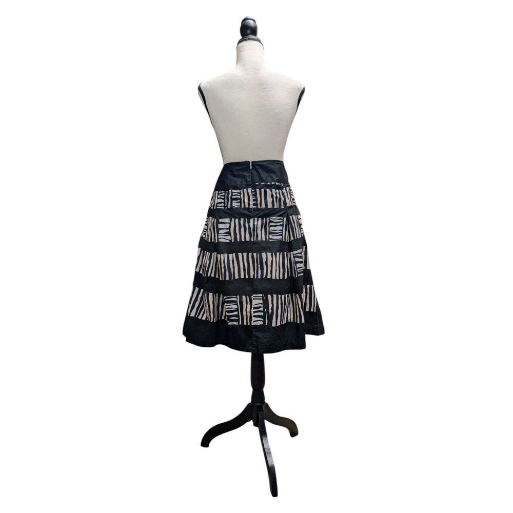 *2 FOR 1* Talbots Black and Multicolor A-Line Skirt - Picture 2 of 8